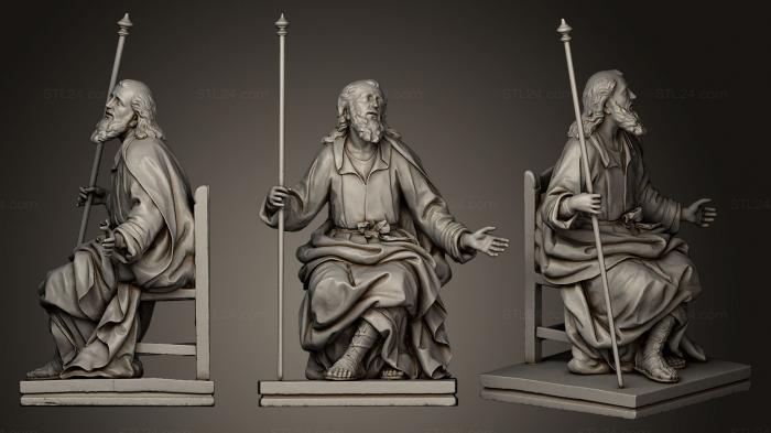 Statues antique and historical (San Joaquin, STKA_1264) 3D models for cnc